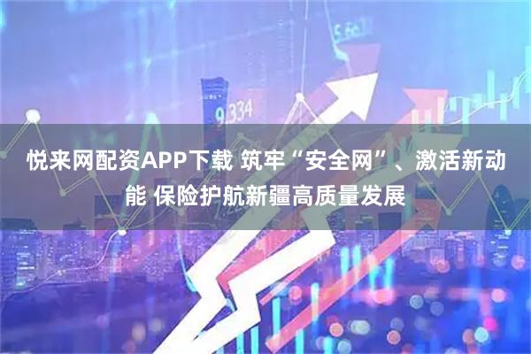 悦来网配资APP下载 筑牢“安全网”、激活新动能 保险护航新疆高质量发展